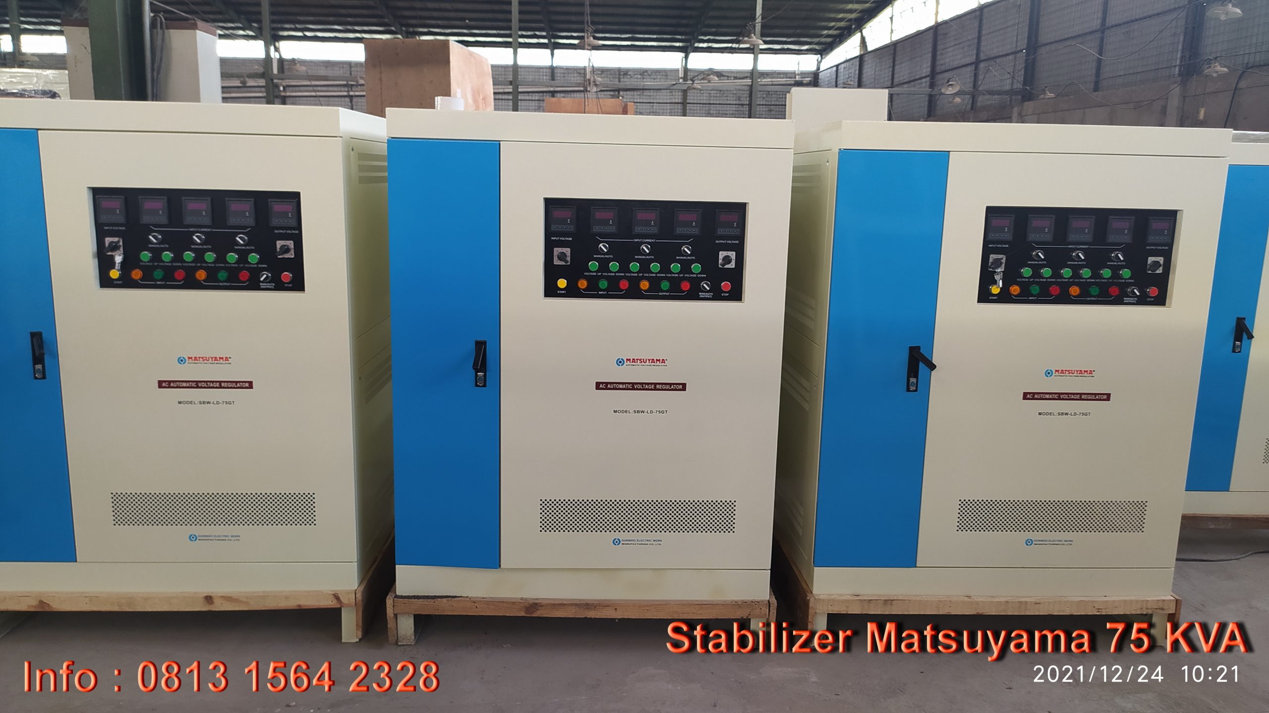 Stabilizer Matsuyama 75 Kva 3 Phase